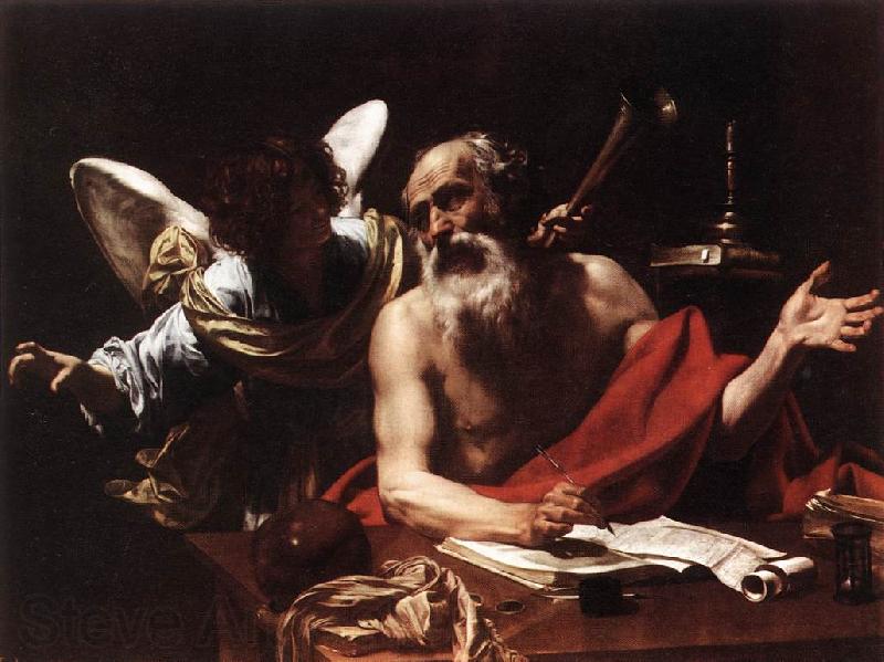 Simon Vouet St Jerome and the Angel Spain oil painting art